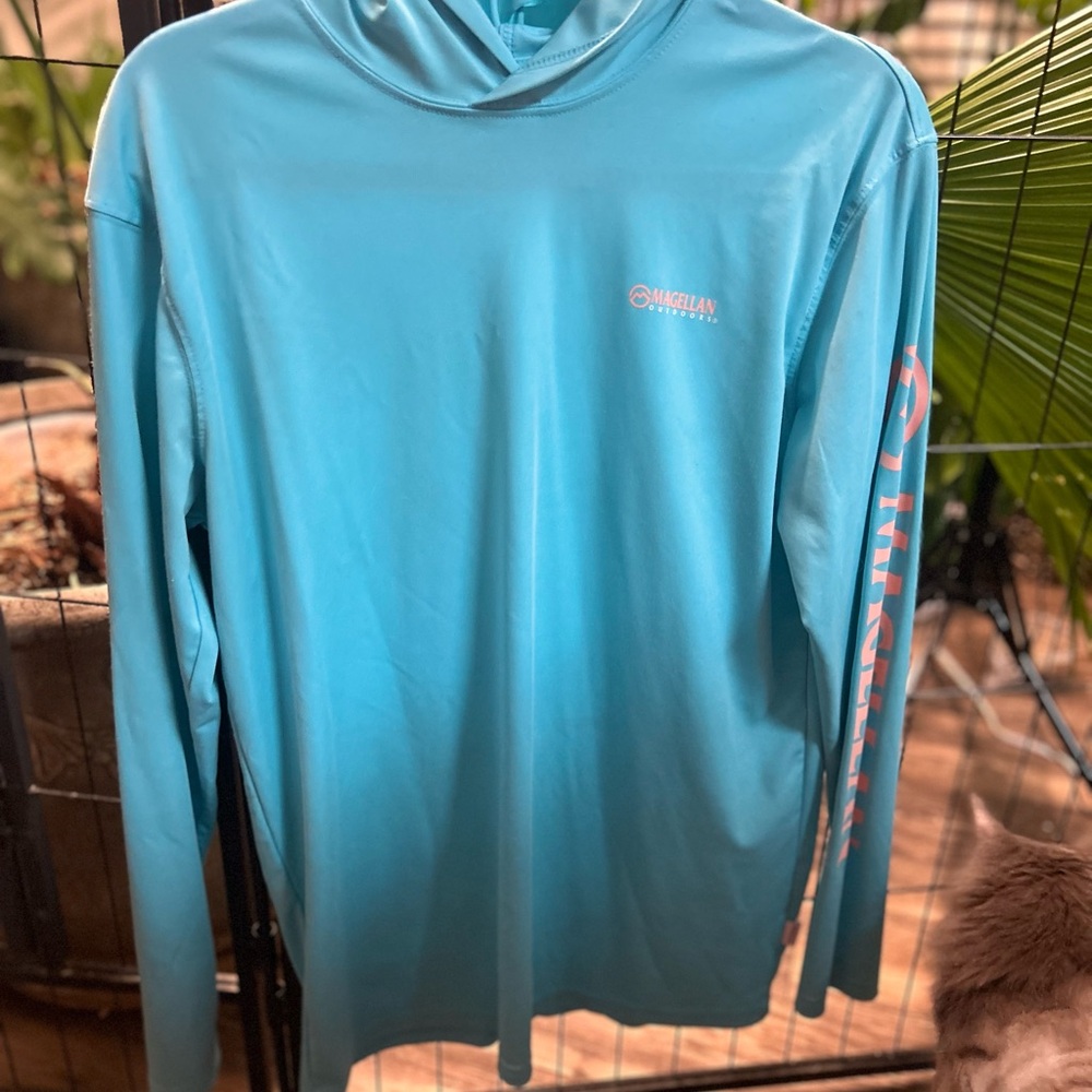 Magellan Outdoors Aqua Long Sleeve Hoodie